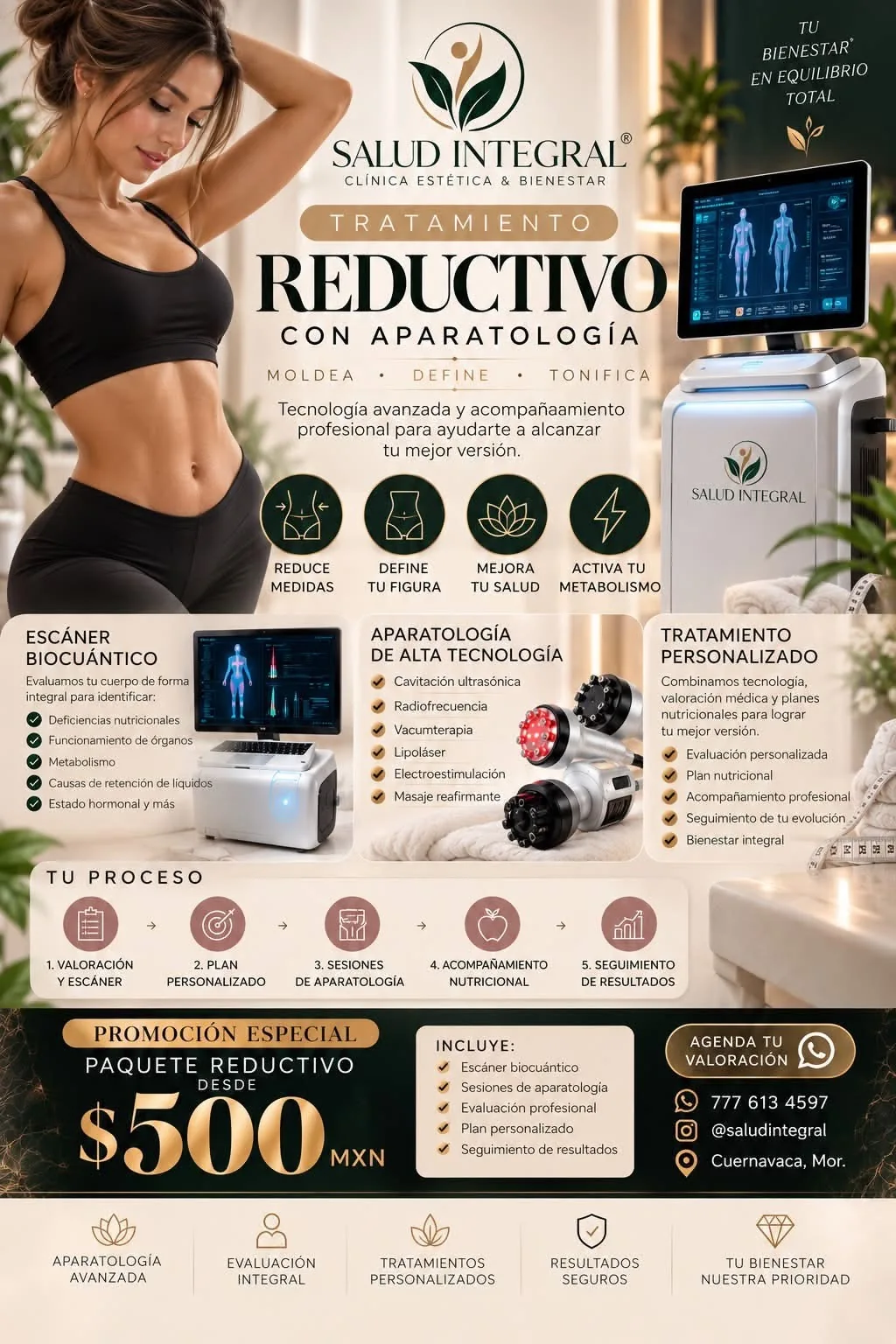 Tratamiento estético y corporal Salud Integral